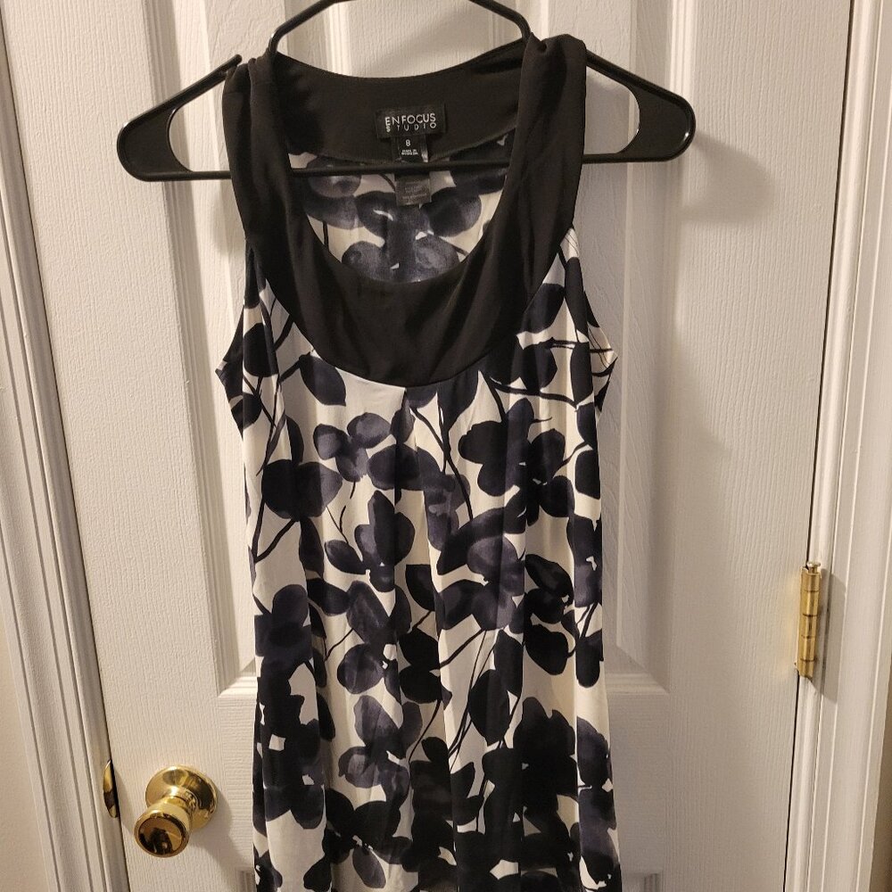 Enfocus Studio Black and White Dress